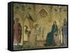 The Annunciation, Simone Martini, Uffizi, Florence, Tuscany, Italy-Walter Rawlings-Framed Stretched Canvas