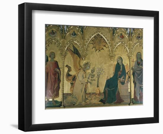 The Annunciation, Simone Martini, Uffizi, Florence, Tuscany, Italy-Walter Rawlings-Framed Photographic Print