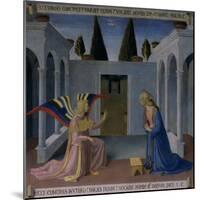 The Annunciation, Story of the Life of Christ-Fra Angelico-Mounted Giclee Print