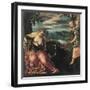 The Annunciation to Manoah's Wife-Jacopo Tintoretto-Framed Giclee Print