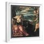 The Annunciation to Manoah's Wife-Jacopo Tintoretto-Framed Giclee Print