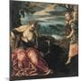The Annunciation to Manoah's Wife-Jacopo Tintoretto-Mounted Giclee Print