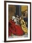 The Annunciation to Saint Anne, Ca. 1505-1510-Bernhard Strigel-Framed Giclee Print