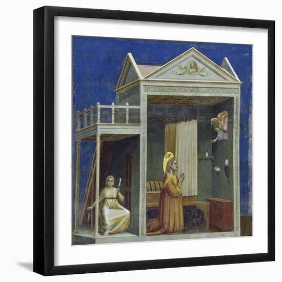 The Annunciation to St. Anne-Giotto di Bondone-Framed Giclee Print