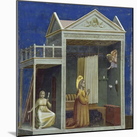 The Annunciation to St. Anne-Giotto di Bondone-Mounted Giclee Print