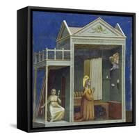 The Annunciation to St. Anne-Giotto di Bondone-Framed Stretched Canvas