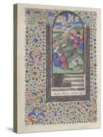 The Annunciation to the Shepherds (Book of Hour), 1440-1460-null-Stretched Canvas