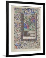 The Annunciation to the Shepherds (Book of Hour), 1440-1460-null-Framed Giclee Print