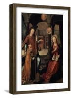 The Annunciation, (Triptych, Central Pane), 1517-Jean Bellegambe-Framed Giclee Print