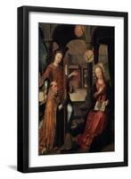 The Annunciation, (Triptych, Central Pane), 1517-Jean Bellegambe-Framed Giclee Print