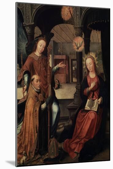 The Annunciation, (Triptych, Central Pane), 1517-Jean Bellegambe-Mounted Giclee Print