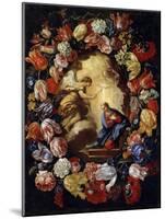 The Annunciation with Flowers, 17th or Early 18th Century-Carlo Maratta-Mounted Giclee Print