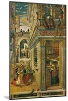 The Annunciation, with Saint Emidius, 1486, (1911)-Carlo Crivelli-Mounted Giclee Print