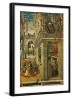 The Annunciation, with Saint Emidius, 1486, (1911)-Carlo Crivelli-Framed Giclee Print