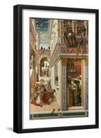 The Annunciation, with Saint Emidius, 1486-Carlo Crivelli-Framed Giclee Print