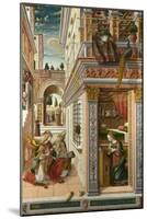 The Annunciation, with Saint Emidius, 1486-Carlo Crivelli-Mounted Giclee Print