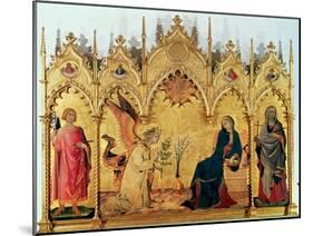 The Annunciation with St. Margaret and St. Asano, 1333-Simone Martini-Mounted Giclee Print