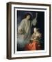 The Annunciation-Godfried Schalcken-Framed Art Print