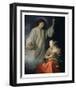 The Annunciation-Godfried Schalcken-Framed Art Print