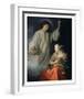 The Annunciation-Godfried Schalcken-Framed Art Print