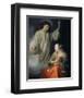 The Annunciation-Godfried Schalcken-Framed Art Print