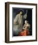 The Annunciation-Godfried Schalcken-Framed Art Print