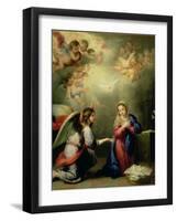 The Annunciation-Bartolome Esteban Murillo-Framed Premium Giclee Print