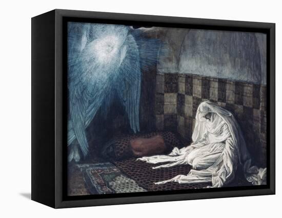 The Annunciation-James Tissot-Framed Stretched Canvas