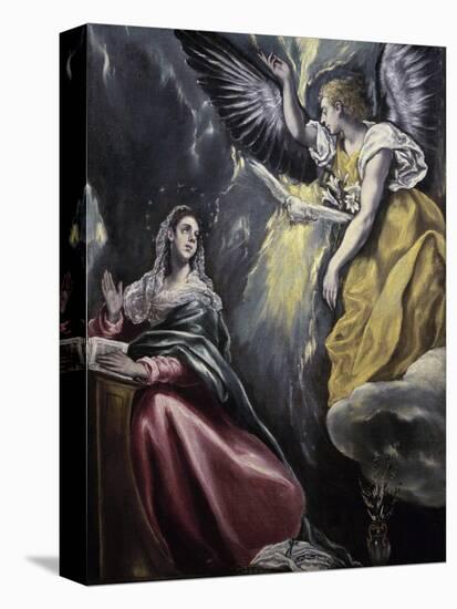 The Annunciation-El Greco-Stretched Canvas