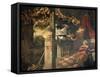 The Annunciation-Jacopo Robusti Tintoretto-Framed Stretched Canvas