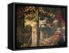 The Annunciation-Jacopo Robusti Tintoretto-Framed Stretched Canvas