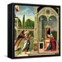 The Annunciation-Vittore Carpaccio-Framed Stretched Canvas