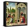 The Annunciation-Vittore Carpaccio-Framed Stretched Canvas