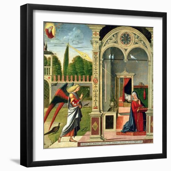 The Annunciation-Vittore Carpaccio-Framed Giclee Print