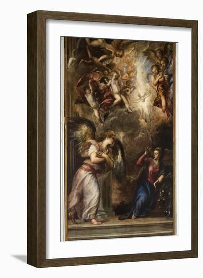 The Annunciation-Titian (Tiziano Vecelli)-Framed Giclee Print