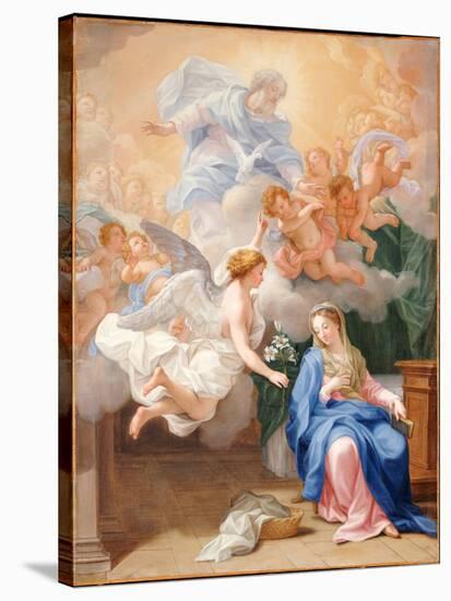 The Annunciation-Giovanni Odazzi-Stretched Canvas