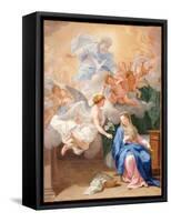 The Annunciation-Giovanni Odazzi-Framed Stretched Canvas