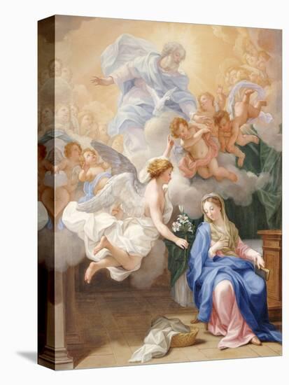 The Annunciation-Giovanni Odazzi-Stretched Canvas