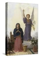 The Annunciation-William Adolphe Bouguereau-Stretched Canvas