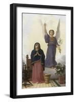 The Annunciation-William Adolphe Bouguereau-Framed Giclee Print