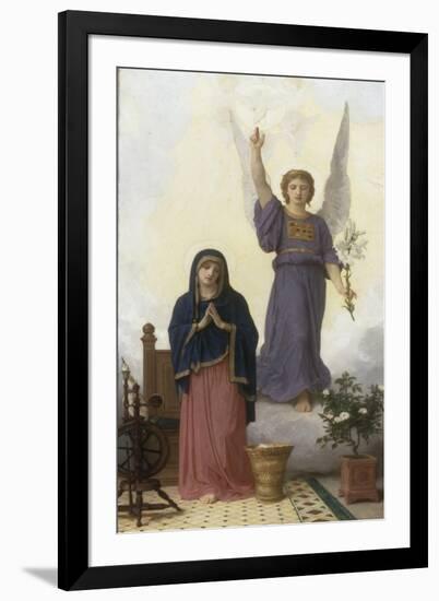 The Annunciation-William Adolphe Bouguereau-Framed Giclee Print