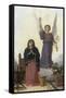 The Annunciation-William Adolphe Bouguereau-Framed Stretched Canvas