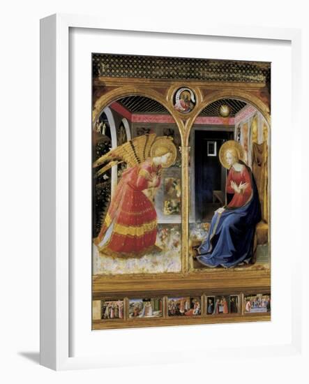 The Annunciation-Fra Angelico-Framed Art Print