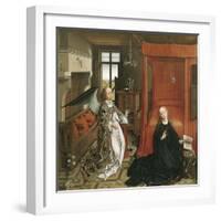 The Annunciation-Rogier van der Weyden-Framed Art Print