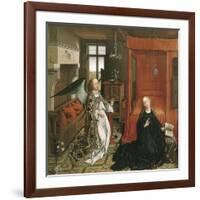 The Annunciation-Rogier van der Weyden-Framed Art Print