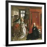 The Annunciation-Rogier van der Weyden-Framed Art Print