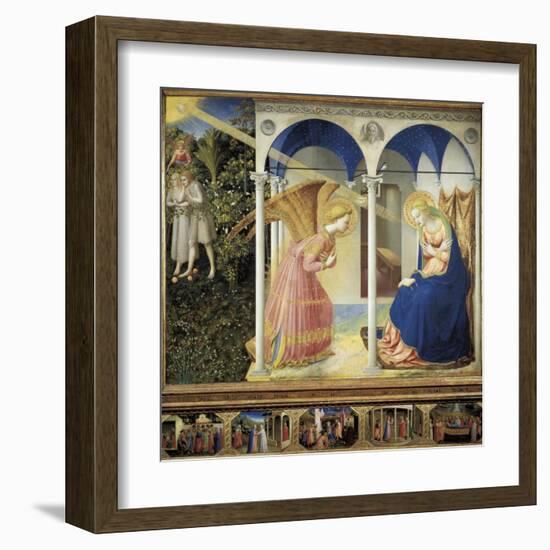 The Annunciation-Fra Angelico-Framed Art Print