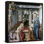 The Annunciation-Fra Filippino Lippi-Framed Stretched Canvas