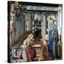 The Annunciation-Fra Filippino Lippi-Stretched Canvas