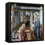 The Annunciation-Fra Filippino Lippi-Framed Stretched Canvas